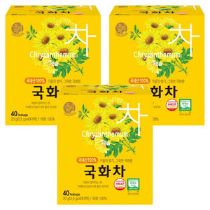 우리차 국화차 티백, 500mg, 40개입, 3개