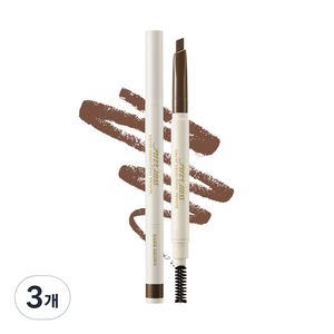 투쿨포스쿨 아트클래스 브로우 디자이닝 펜슬 0.18g, 2호 다크브라운, 3개