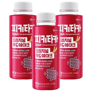 피키타카 대상 오리지널 푸드쉐이크, 40g, 3개