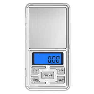 홈플래닛 초정밀 포켓 저울, 실버, DS05PK-SV, 200g