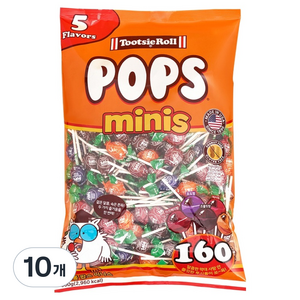 투시롤 팝스 미니스 캔디, 800g, 10개