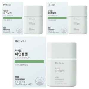 닥터린 아연셀렌 24g, 30정, 3개