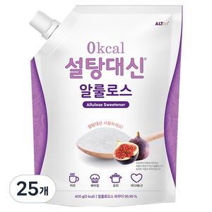 설탕대신 알룰로스, 400g, 25개