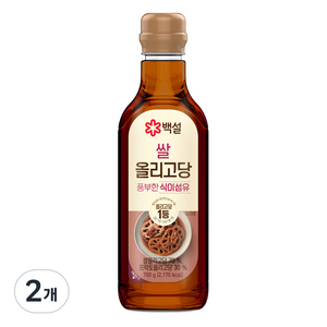 백설 쌀 올리고당, 700g, 2개