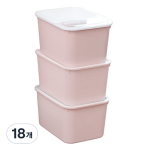 가쯔 마카롱 쌀통 10kg, 인디핑크, 18개