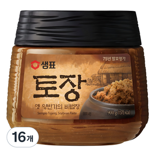 샘표 토장, 900g, 16개