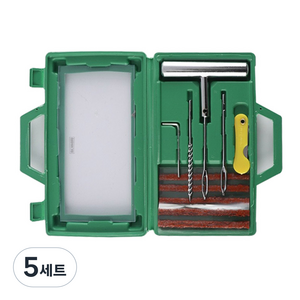 어반카 타이어 펑크 수리키트 10종 세트, 그린, 5세트