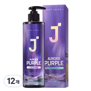제이숲 컬러제이 오로라 보색 샴푸 퍼플, 380ml, 12개