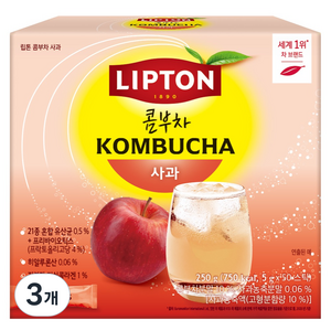 립톤 콤부차 사과, 5g, 3개, 50개입
