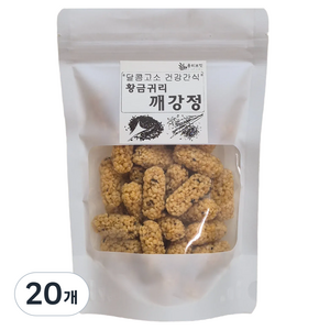 올리브잇 달콤고소 건강간식 오트밀 황금귀리 깨강정, 350g, 20개
