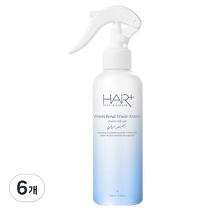 헤어플러스 단백질 본드 모이스트 수분 워터 헤어 에센스, 200ml, 6개