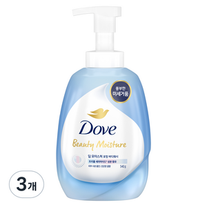 도브 딥 모이스처 포밍 바디워시 은은한 꽃향, 540g, 3개