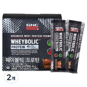 GNC 웨이볼릭 프로틴 30p, 1.05kg, 2개