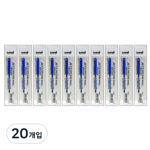 유니 제트스트림 전용 리필심 0.7mm SXR-7, 블루, 20개
