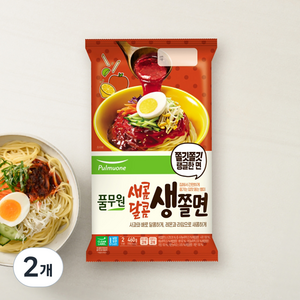 풀무원 새콤달콤 생쫄면 2인, 460g, 2개