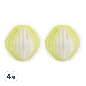 킹스로드 통돌이 드럼 세탁볼, 08 그린화이트 5cm, 4개