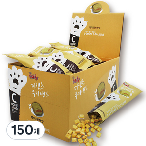 더캣츠 쿠키샌드 고양이간식, 북어&연어, 20g, 150개