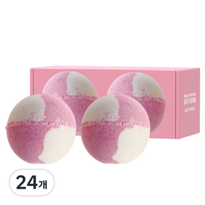 쿤달 버블 앤 스파클링 배쓰밤 베이비파우더, 200g, 24개