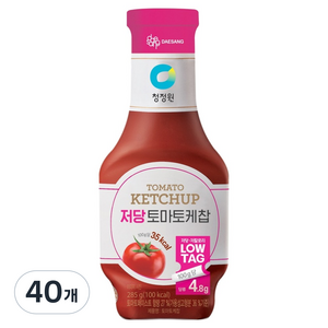 청정원 저당 토마토케찹, 285g, 40개