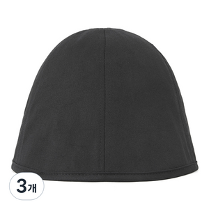 에이팀 여성용 밴딩 골프 벙거지, 블랙, 3개