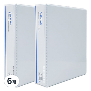 영오 투명 사다리바인더 A4 5cm 3공, 백색, 6개