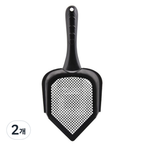 딩동펫 고양이 서브 모래삽, 블랙, 2개