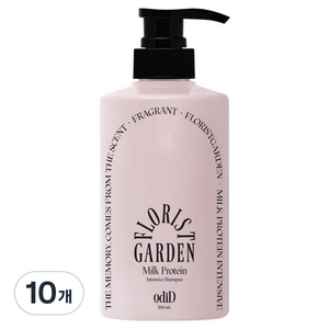 오디드 밀크프로틴 인텐시브 샴푸 플로리스트가든, 500ml, 10개