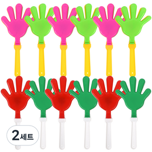 오즈토이 손뼉짝짝이 12p 세트, 혼합 색상, 2세트