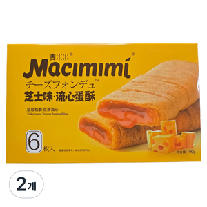 마치미미 부드러운 치즈 계란 크리스피, 100g, 2개