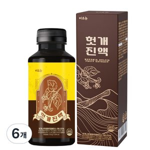 비소뉴 고소한 헛개진액 농축액, 350g, 6개