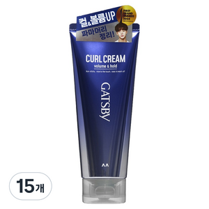 갸스비 볼륨 & 홀드 컬크림, 15개, 150ml