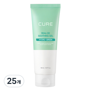김정문알로에 라센스 로에 큐어 리알로에 수딩젤, 150ml, 25개
