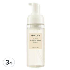 [비건라이프] 아로마티카 퓨어 앤 소프트 여성청결제, 170ml, 3개