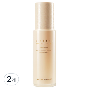 네이처리퍼블릭 진생 로얄 실크 에멀전, 120ml, 2개