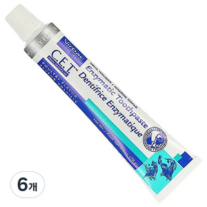 버박 CET 치약 닭고기맛, 70g, 6개