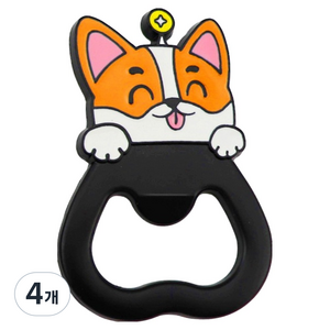 업소용 다용도 병따개, 강아지, 4개