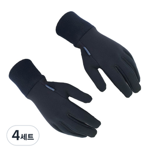 그루브에이터 동계 파워 스마트 장갑, 혼합색상, 4세트