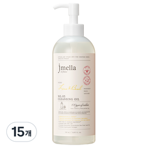 제이멜라 인 프랑스 라임 앤 바질 클렌징 오일, 500ml, 15개