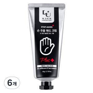 더블유피부연구소 스탑에이징 손주름 핸드크림 플러스, 60g, 6개