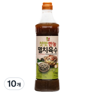 첫맛 만능 멸치육수, 1kg, 10개