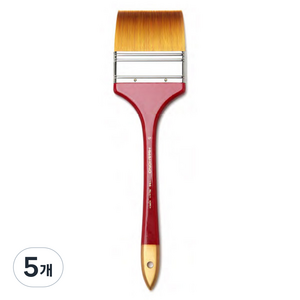 화홍 산업 넓은붓 156 빽붓, 5호, 5개