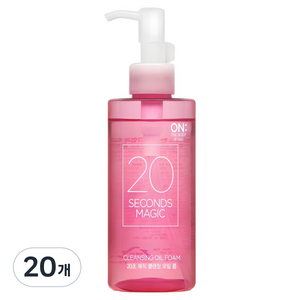 온더바디 20초 매직 클렌징 오일 폼, 200ml, 20개