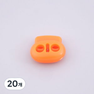 미소로운 다용도 끈길이 조절 버클 18 x 16 x 5 mm, 오렌지, 20개