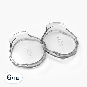 에디슨 실리콘 트레이닝 컵 뚜껑, 단품, 6세트