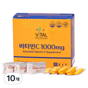 바이탈프로그램 비타민C 1000mg, 200정, 10개