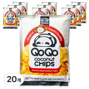 큐오큐오 코코넛칩, 40g, 20개