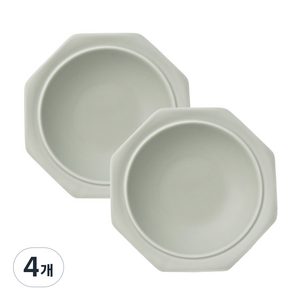 시라쿠스 팔각볼 24cm, 네이처 그레이, 4개
