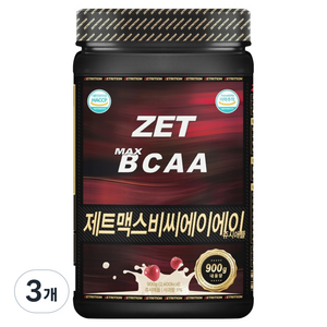제트리션 제트맥스BCAA 쥬시애플, 900g, 3개