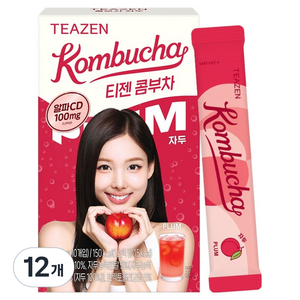 티젠 알파CD 콤부차 자두, 5g, 12개, 10개입