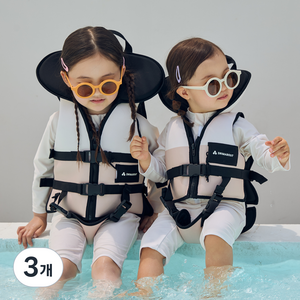스윔어바웃 힙쉴드 구명조끼, 3개, 퓨어(PU-W15)